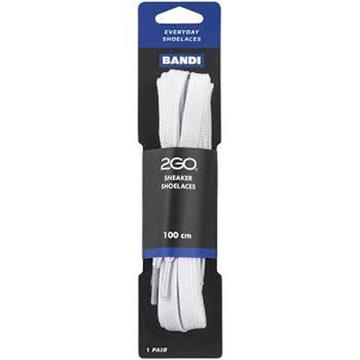 Sneaker SNØREBÅND HVID 100 CM