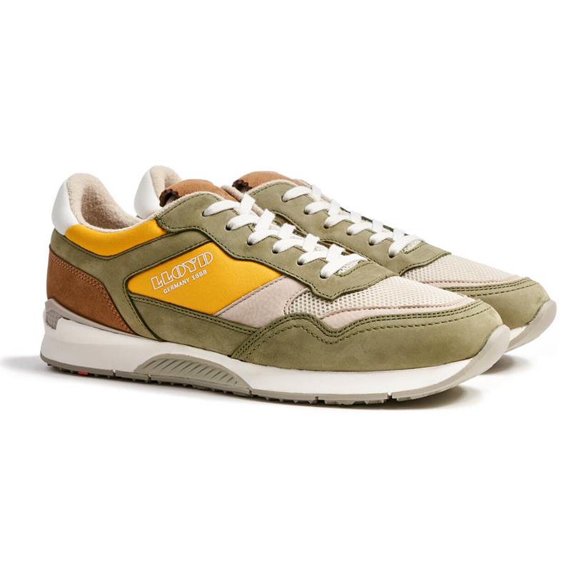 Billede af LLOYD ELOY Herre Sneaker PINE/YELLOW Str. 42,5