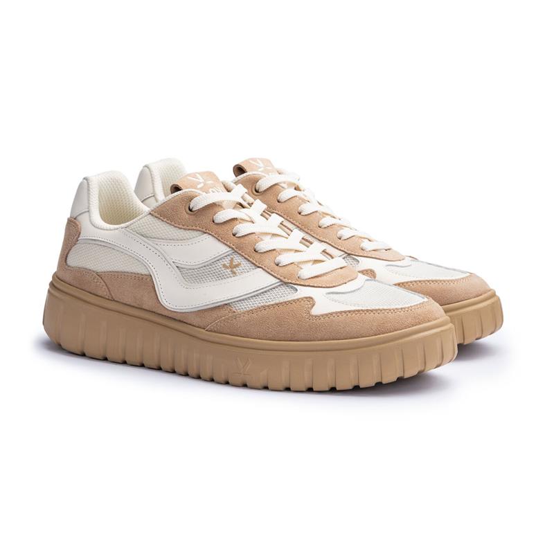 LLOYD TORO WAVE Herre Sneaker CAMEL/WHITE Str. 40