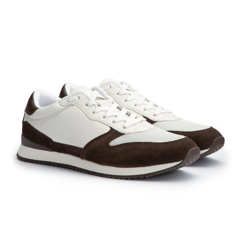 LLOYD SWIFT Herre Sneaker DK.BROWN/OFFWHITE/LIGHT BROWN Str. 40,5