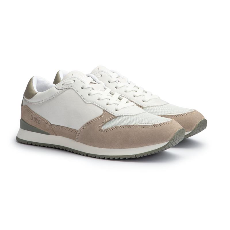 LLOYD SWIFT Herre Sneaker TAUPE/OFFWHITE/SALBEI Str. 42