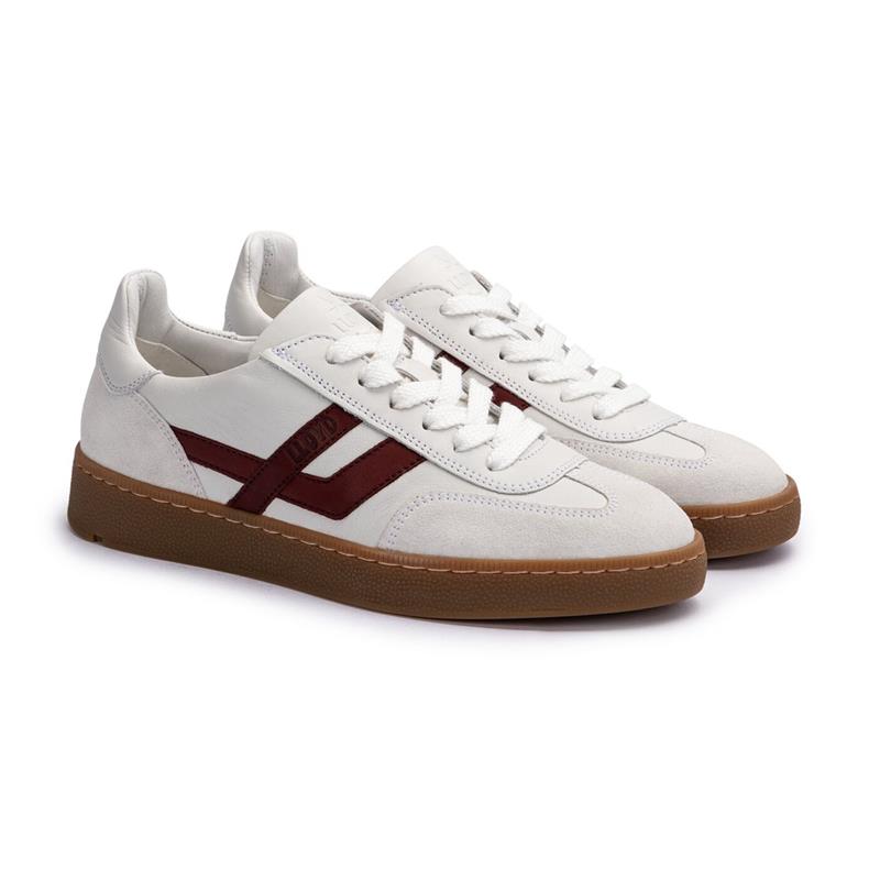 LLOYD BRAVA Dame Sneaker OFFWHITE/RED Str. 36