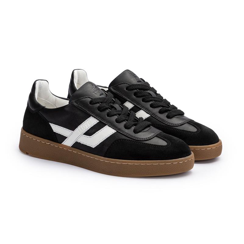 LLOYD BRAVA Dame Sneaker BLACK/WHITE Str. 36