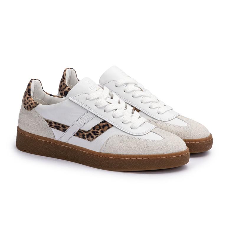 LLOYD BRAVA Dame Sneaker WHITE/LEO Str. 36