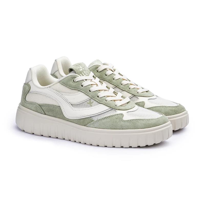 LLOYD TORO WAVE Dame Sneaker GREEN/WHITE Str. 36